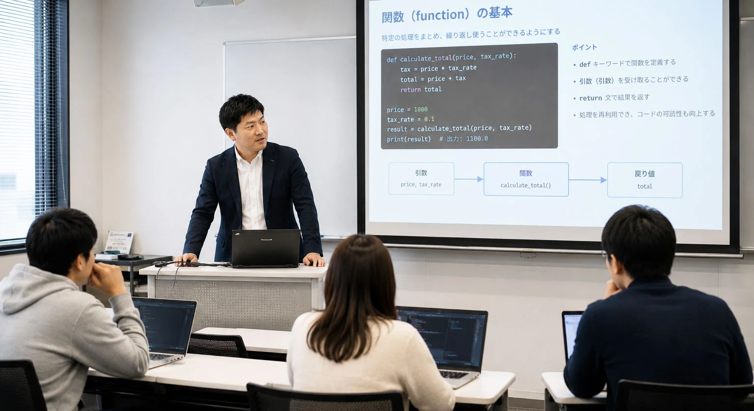 専門学校での講義の様子